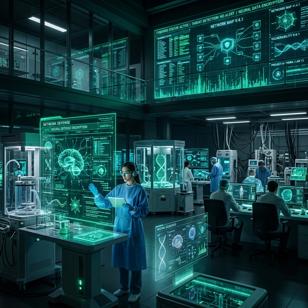 Futuristic Medical Lab